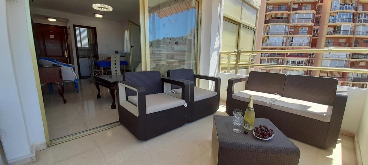 Agustina Seaview In Rincon De Loix -Free Parking, Wi-Fi, Pool, New Air Conditioning, Sea View Apartment เบนิดอร์ม ภายนอก รูปภาพ