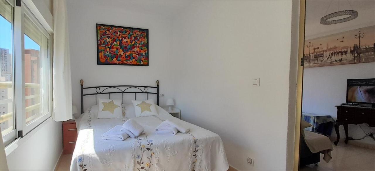 Agustina Seaview In Rincon De Loix -Free Parking, Wi-Fi, Pool, New Air Conditioning, Sea View Apartment เบนิดอร์ม ภายนอก รูปภาพ