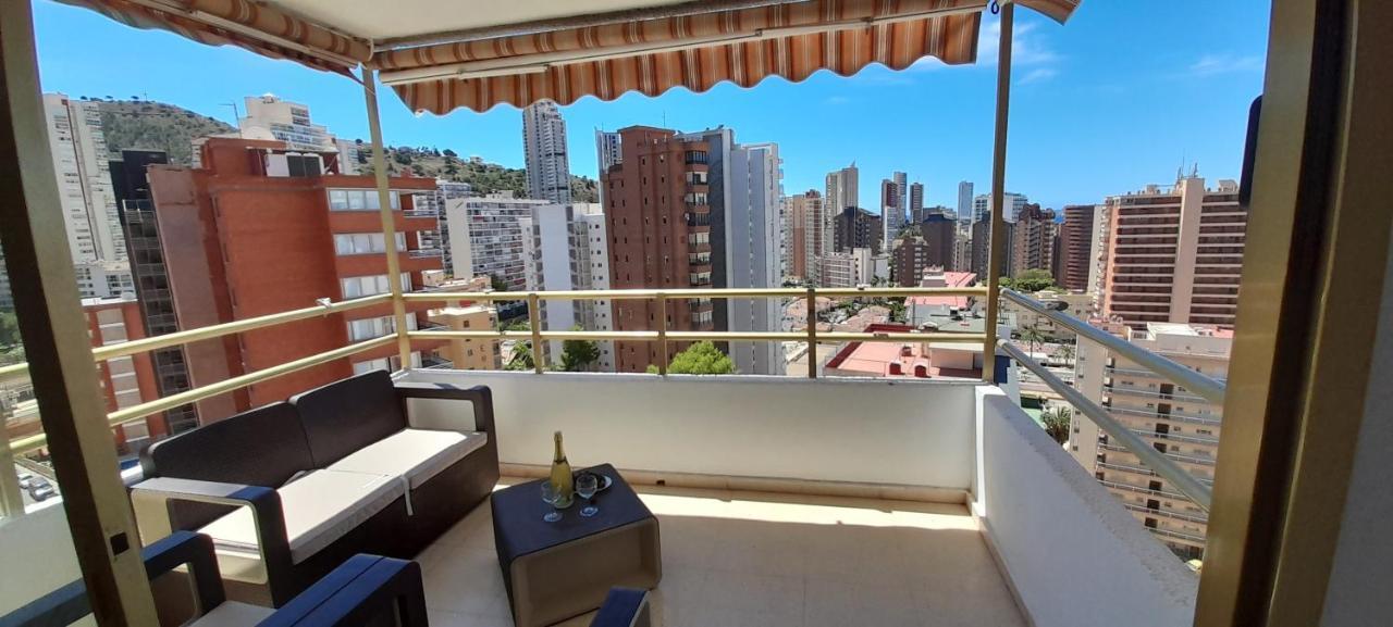 Agustina Seaview In Rincon De Loix -Free Parking, Wi-Fi, Pool, New Air Conditioning, Sea View Apartment เบนิดอร์ม ภายนอก รูปภาพ