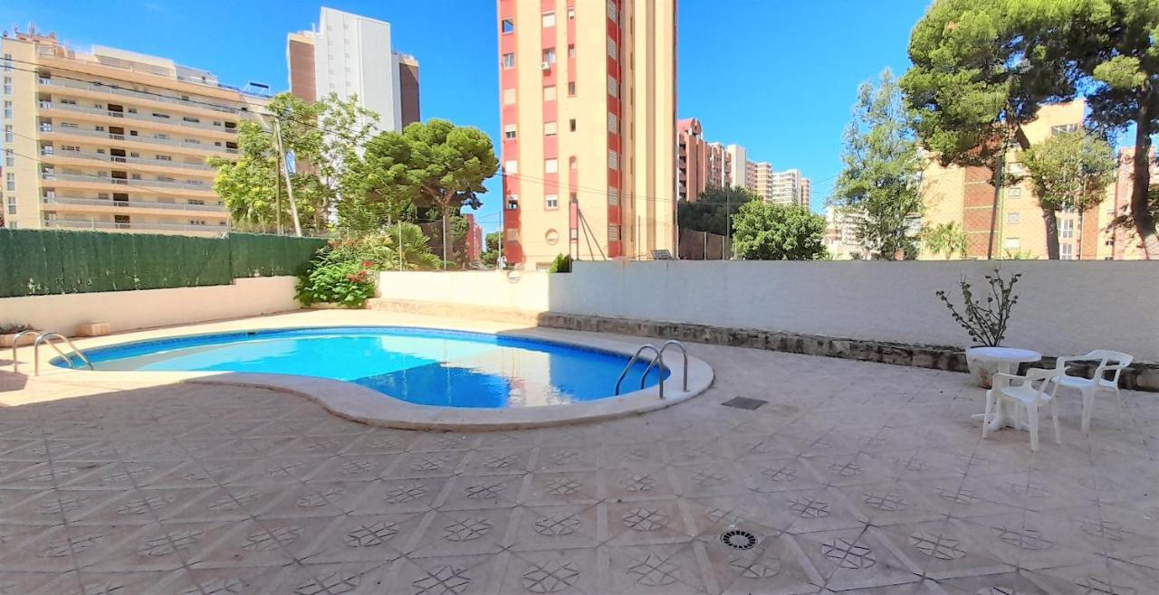 Agustina Seaview In Rincon De Loix -Free Parking, Wi-Fi, Pool, New Air Conditioning, Sea View Apartment เบนิดอร์ม ภายนอก รูปภาพ
