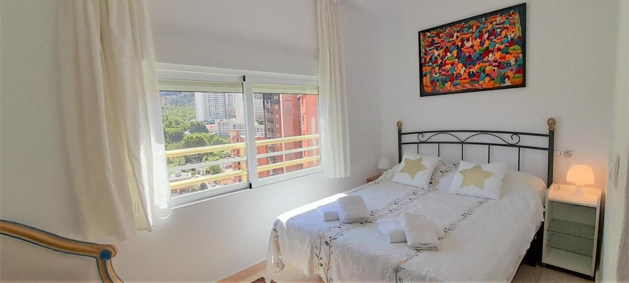 Agustina Seaview In Rincon De Loix -Free Parking, Wi-Fi, Pool, New Air Conditioning, Sea View Apartment เบนิดอร์ม ภายนอก รูปภาพ