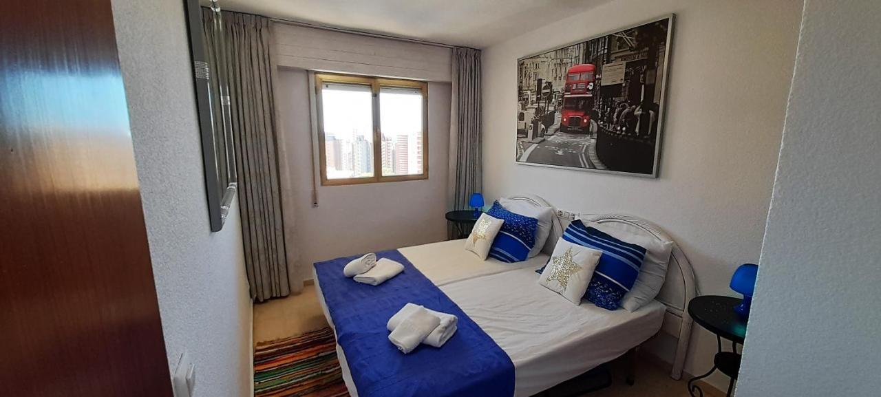 Agustina Seaview In Rincon De Loix -Free Parking, Wi-Fi, Pool, New Air Conditioning, Sea View Apartment เบนิดอร์ม ภายนอก รูปภาพ